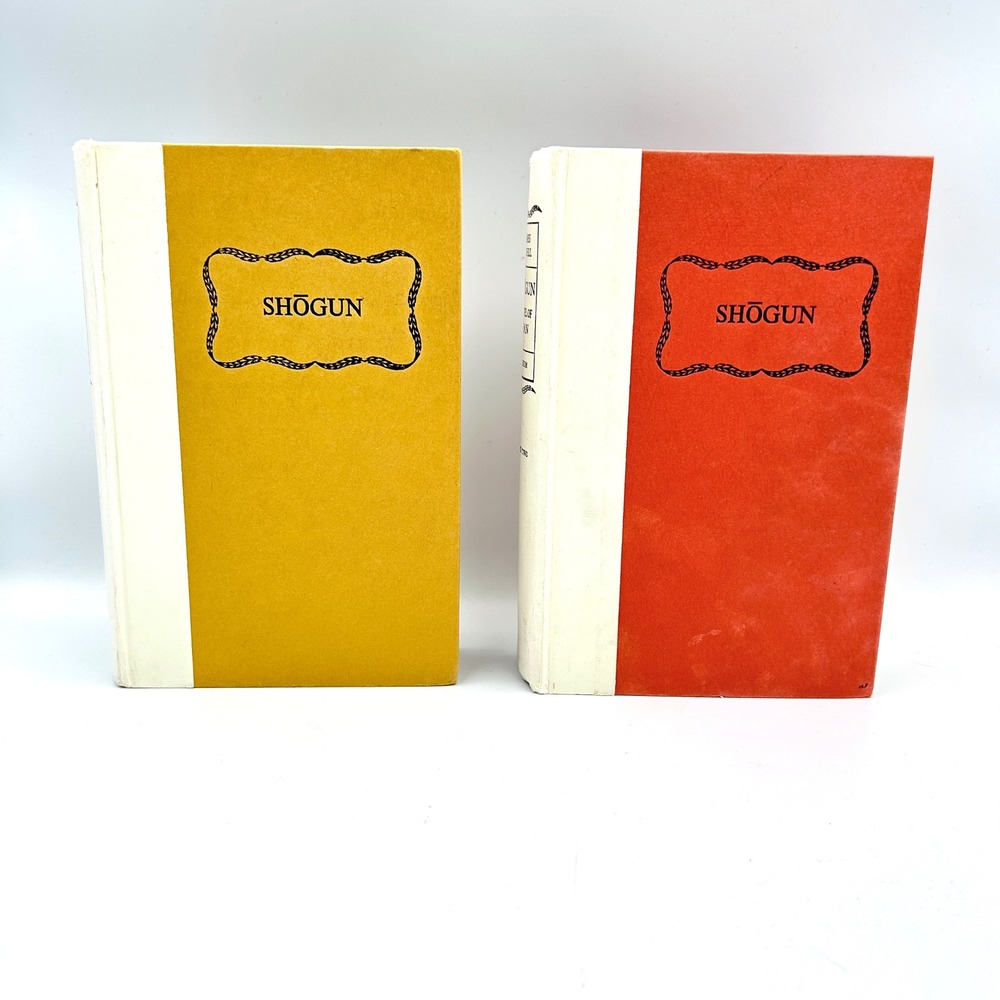 James Clavell Shogun Hardcover Set Volumes‎ 1 & 2 Atheneum 1975 Vintage Books